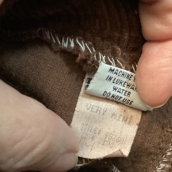 Women’s For Joseph Very Mini Corduroy Brown Skirt Size 28 - Picture 7 of 10